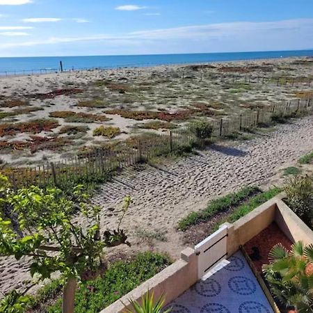 Villa Face A La Mer Sur Le Sable 8 Clim A L'Etage Le Barcarès Kültér fotó